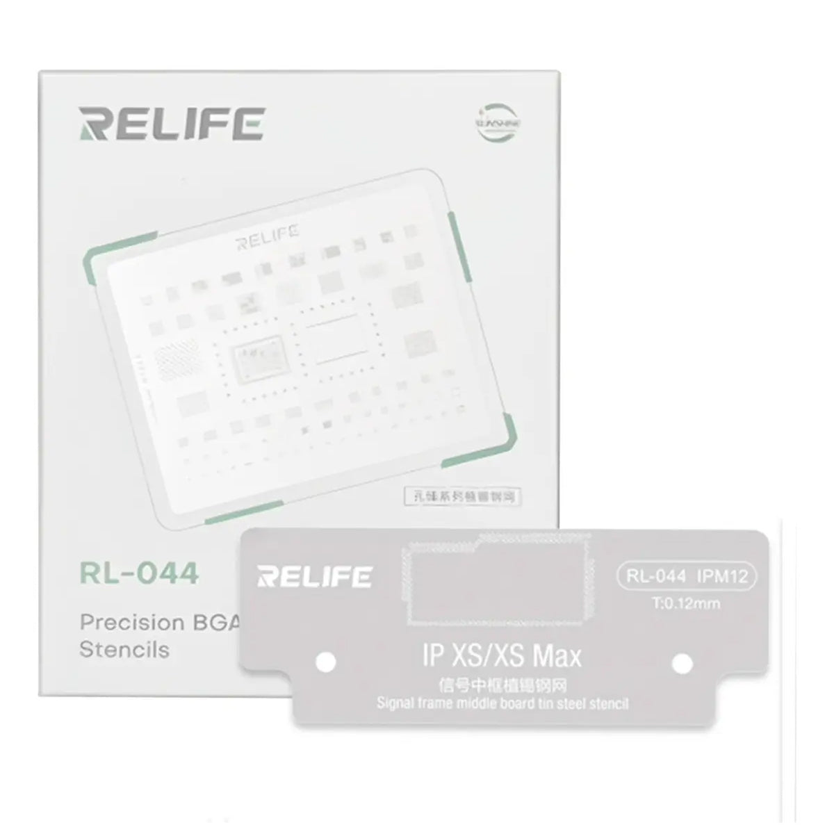 Plantilla de acero RELIFE RL-044 - detalle de perforación