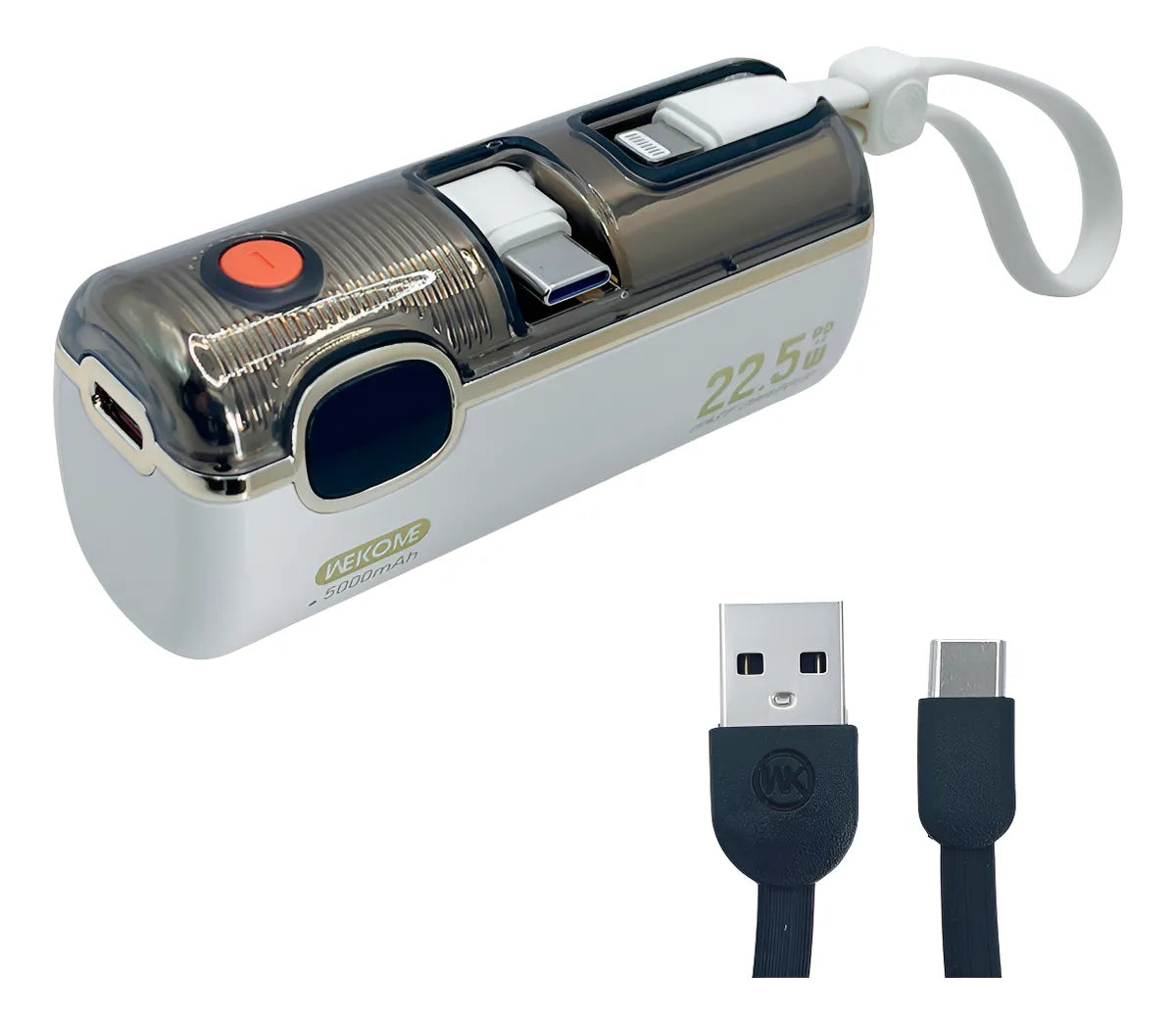 Power Bank Wekome WP-35 5000mah Carga Rápida Portátil