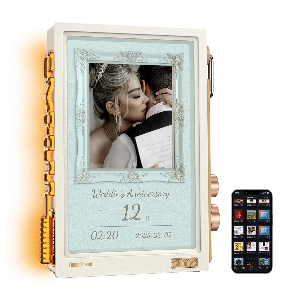 Divoom Times Frame – Marco Digital Inteligente Wi-Fi