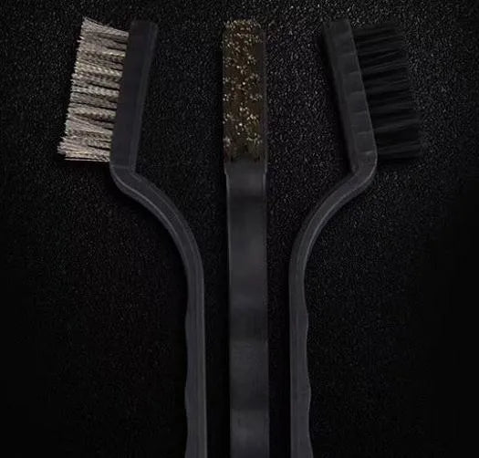 Kit de Cepillos Sunshine SS-046 - Plata/Dorada + Anti estática