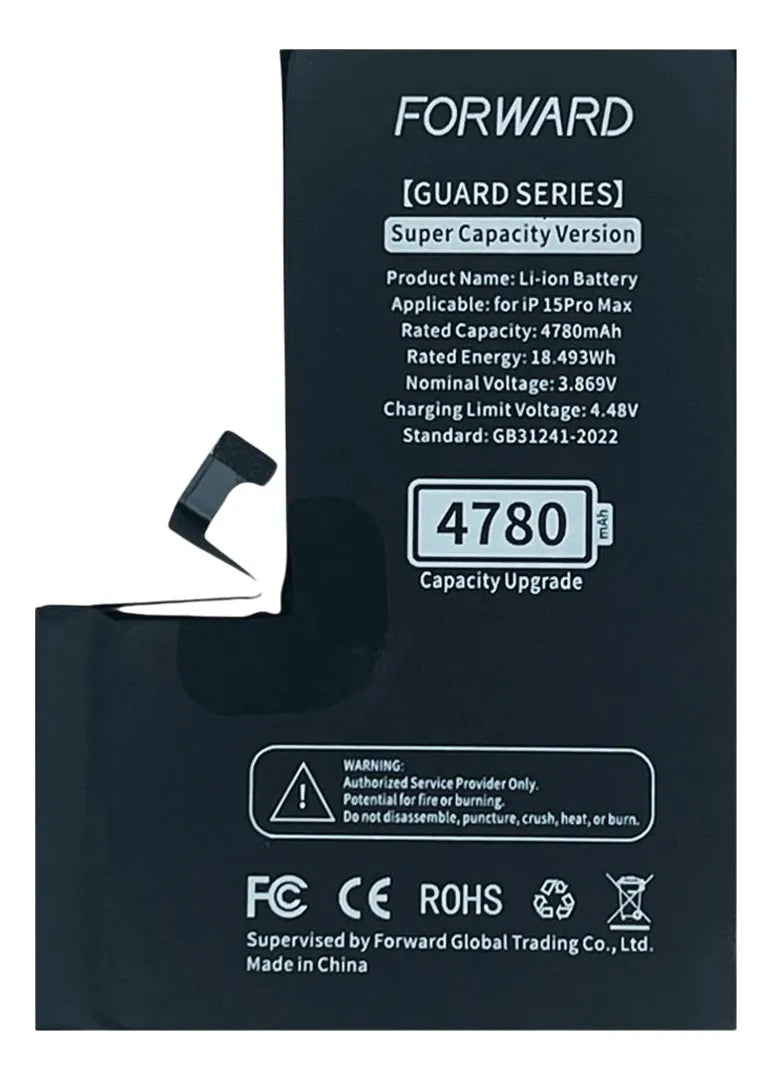 Bateria Autoprogramable Para iPhone 15 Pro Max Forward