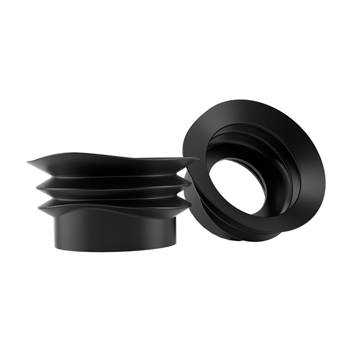 Empaques de goma en color negro, cambiables en elMicroscopio Trinocular Modelo FW-7050 ™