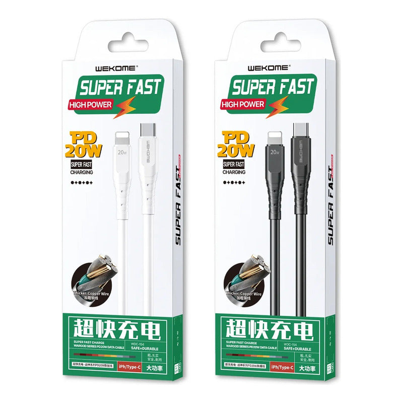 Cable de carga rápida Wargod 1m (pd20w) Wdc-154