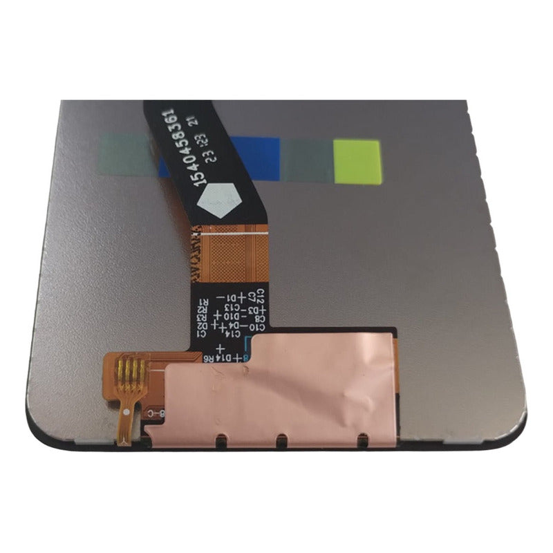 Imagen que muestra los conectores de cerca con el número de serie de una Pantalla Compatible Con Motorola Moto G54 Xt2343-5 Oled