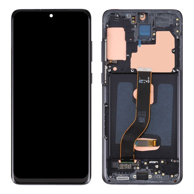 Pantalla Con Marco Compatible Con Samsung S20 Plus Oled