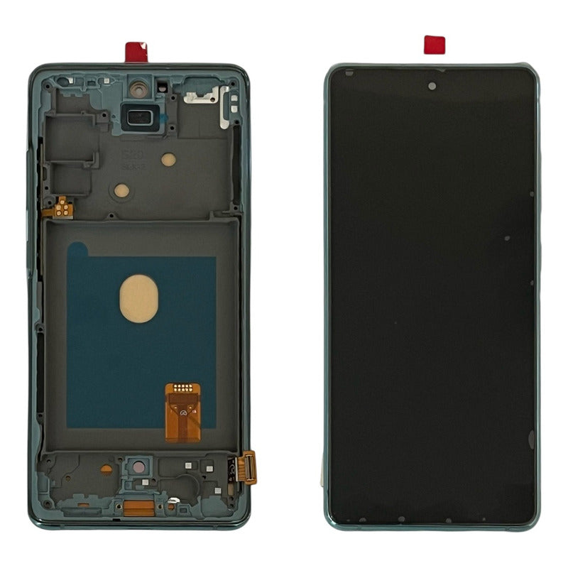 Acercamiento a la parte de los componentes de conexión de toda la pantalla