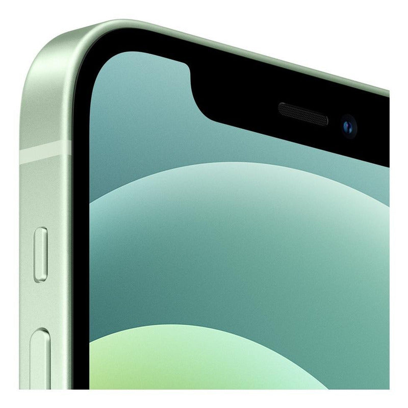 Acercamiento a la isla dinámica del Apple iPhone 12 (128 Gb) - Verde, resaltando la fluidez de la interfaz.
