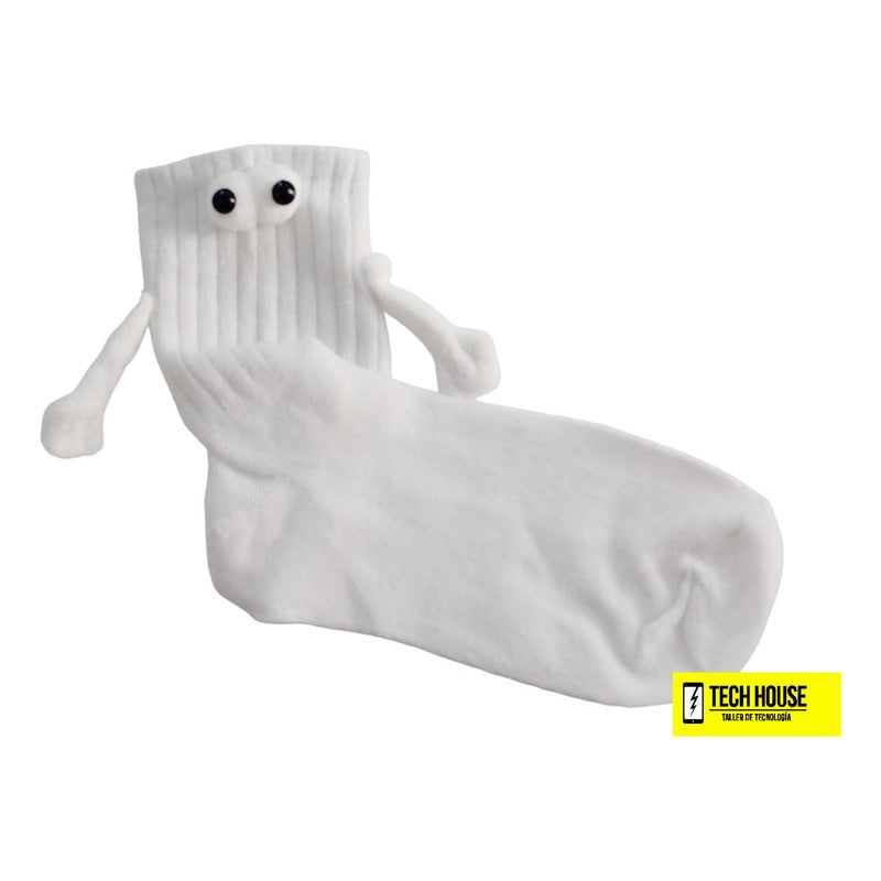 Calcetines Magnéticos Ojitos Y Manitas Para Pareja