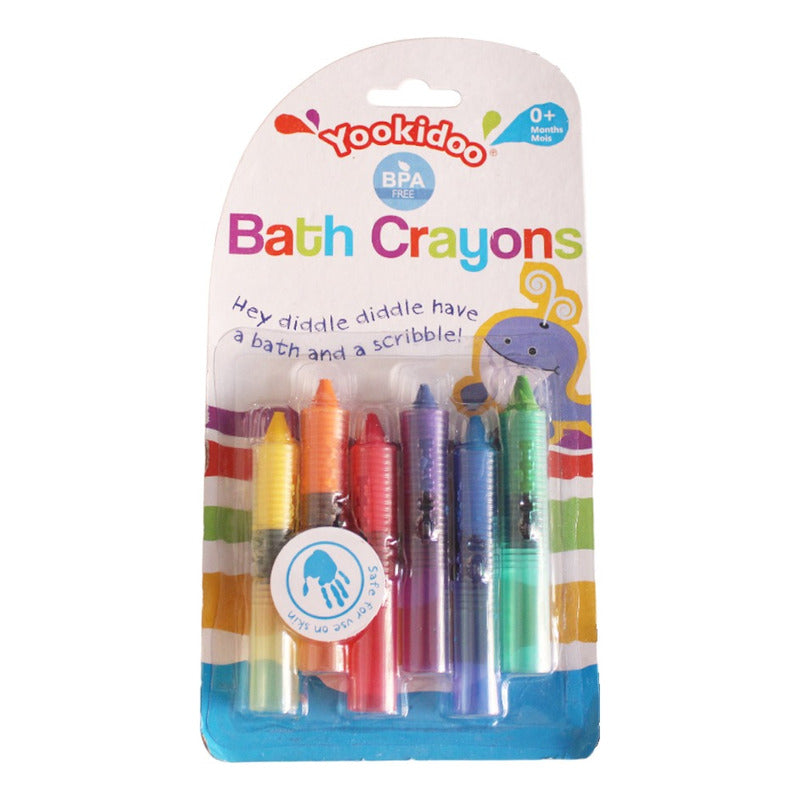 Crayones Lavables De Baño Para Bebés 6 Colores