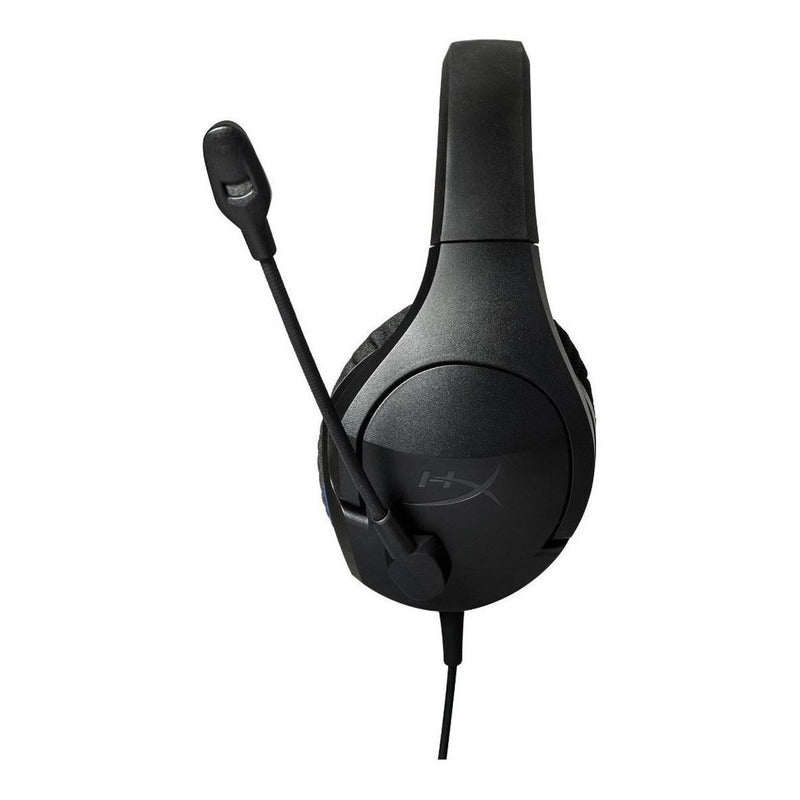 Vista lateral de los audífonos Gamer Hyperx Cloud Stinger Core Hx-hscsc Black, mostrando sus soportes para la cabeza.