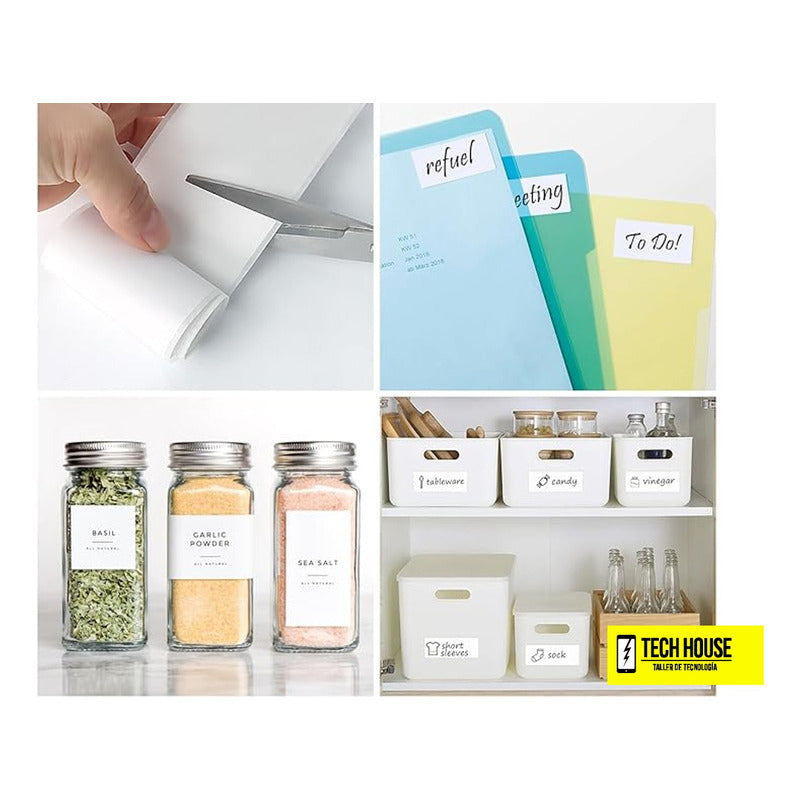 Papel Blanco Térmico Con Adhesivo Para Mini Impresora