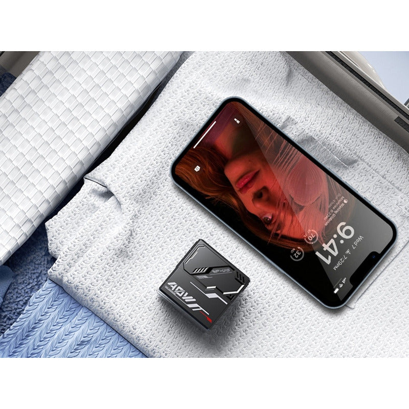 Cargador Gan De 40w Mecha Transparente Ultra Rápido