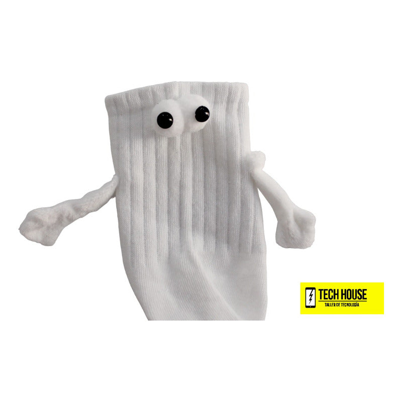 Calcetines Magnéticos Ojitos Y Manitas Para Pareja