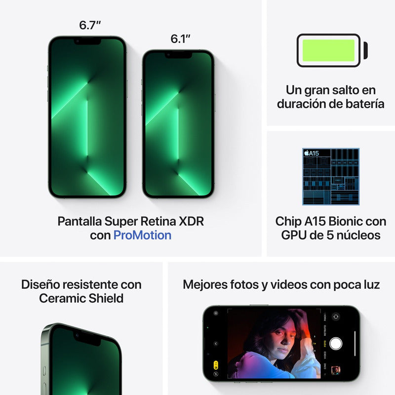 Apple iPhone 13 Pro Max (128 Gb) - Verde Alpino