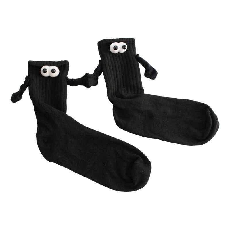 Calcetines Magnéticos Ojitos Y Manitas Para Pareja