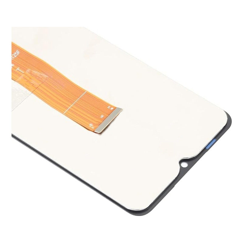 Acercamiento a la parte posterior de la pantalla de la cámara