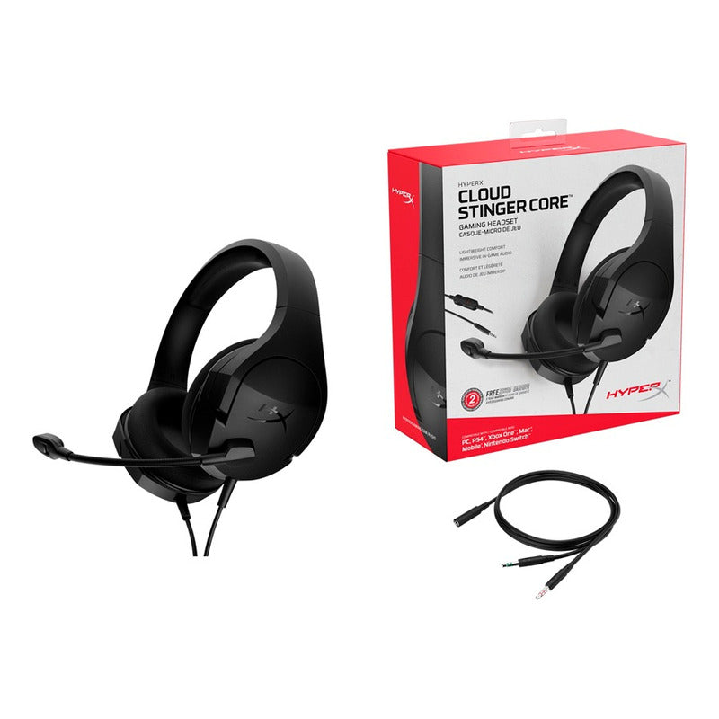 Audífono Gamer Ps4 Cloud Stinger Hx-hscsc-bk Hyperx Color Negro