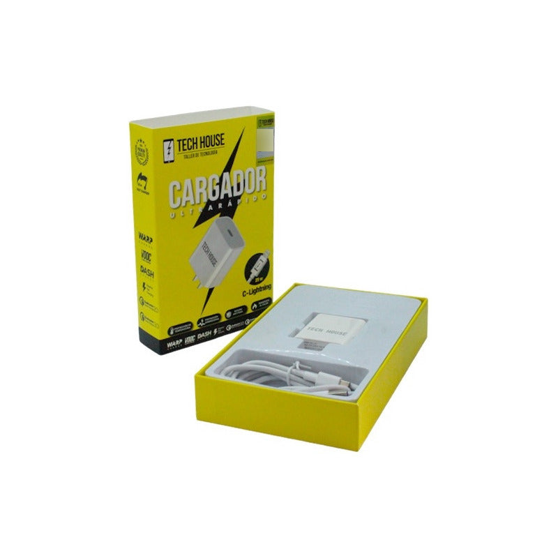cargador-tech-house-ultrarapido-compatible-lightning-tipo-c