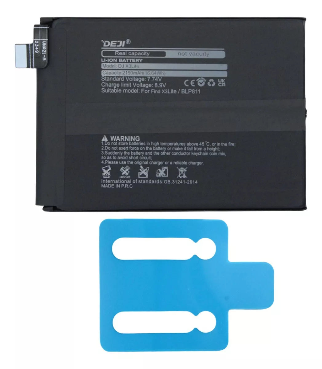 Batería Deji Compatible Con Oppo Find X3 Lite Cph2145 Blp811