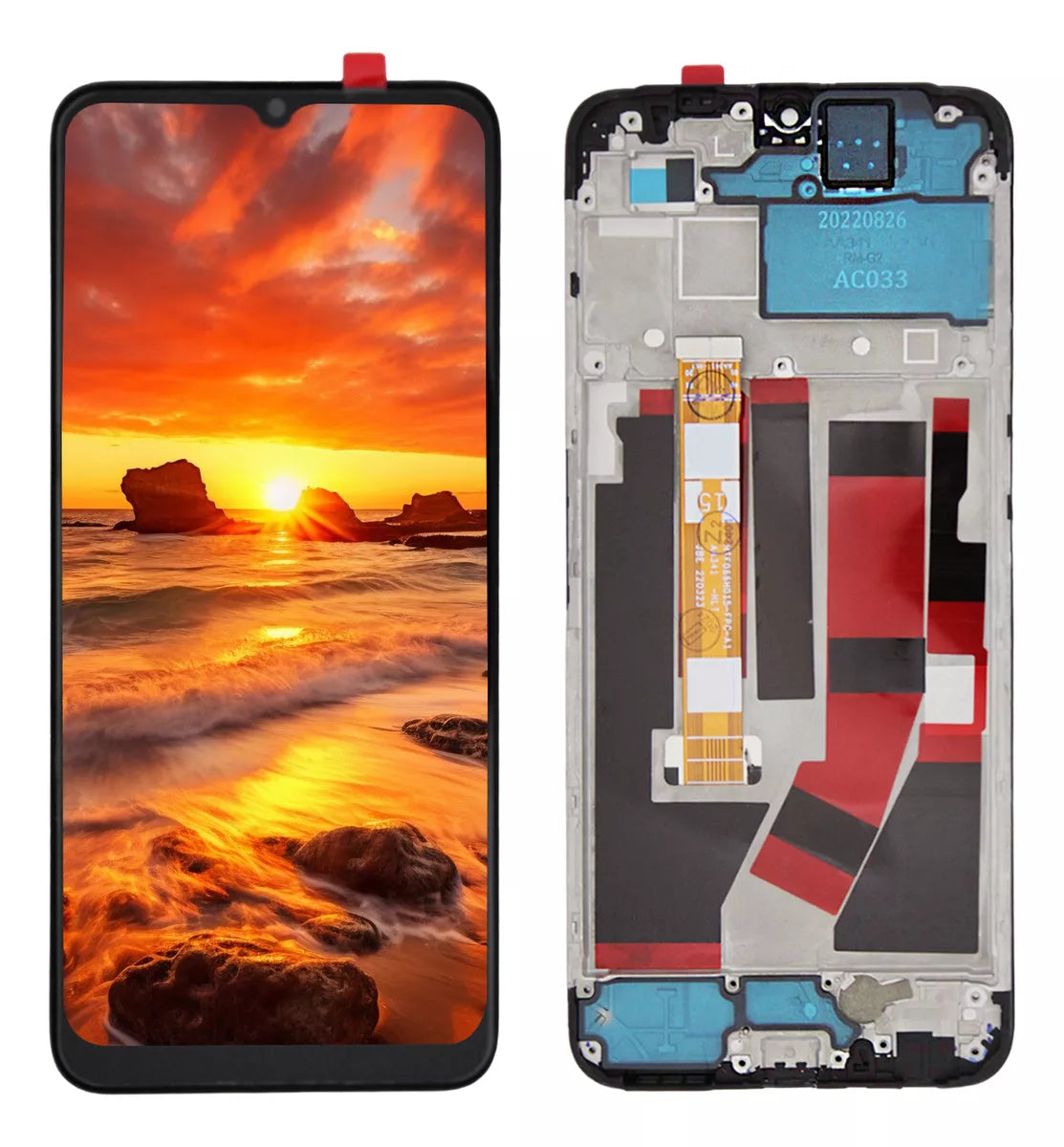 Pantalla C/marco Compatible Con Oppo A57 4g Cph2387 Lcd