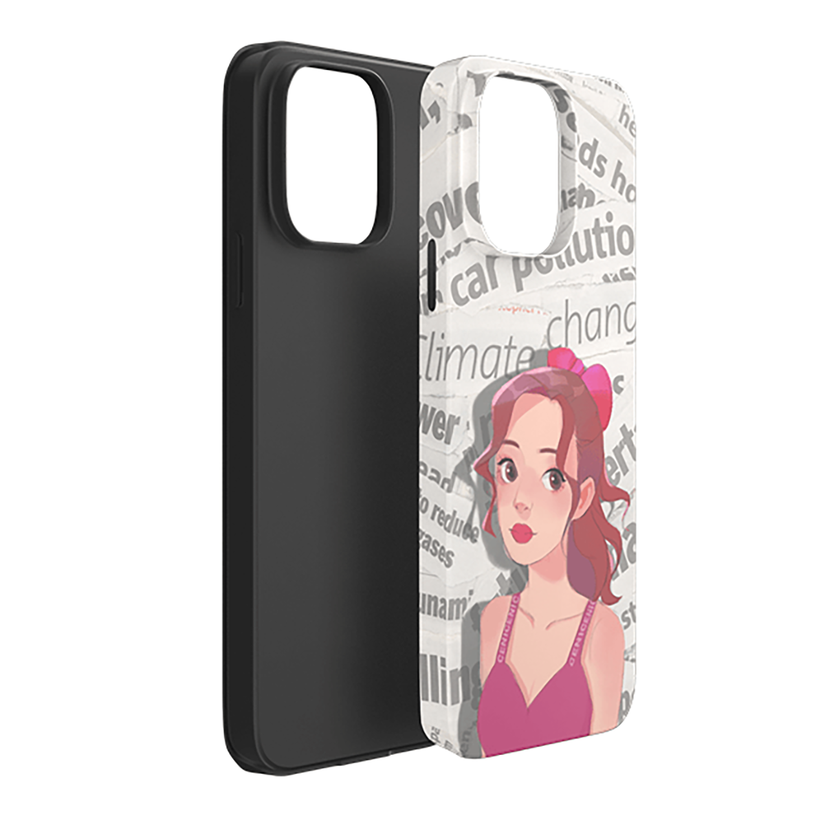 Paquete 5 Fundas Para Sublimación 2 En 1 Para iPhone