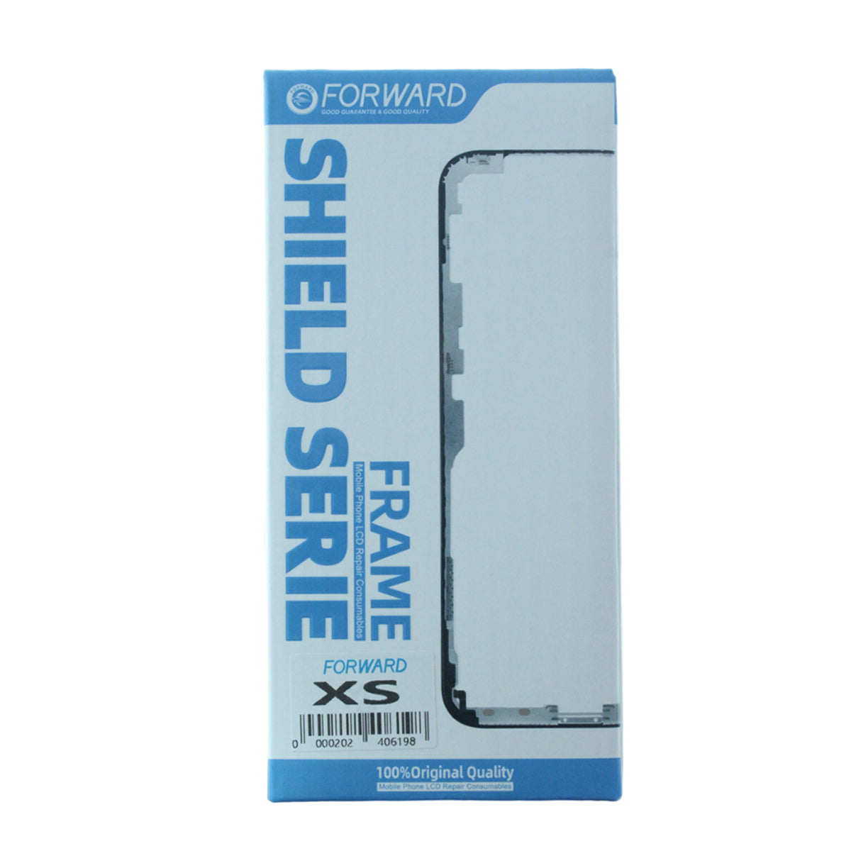 Marco De Display+sticker Compatible Con iPhone XS Forward