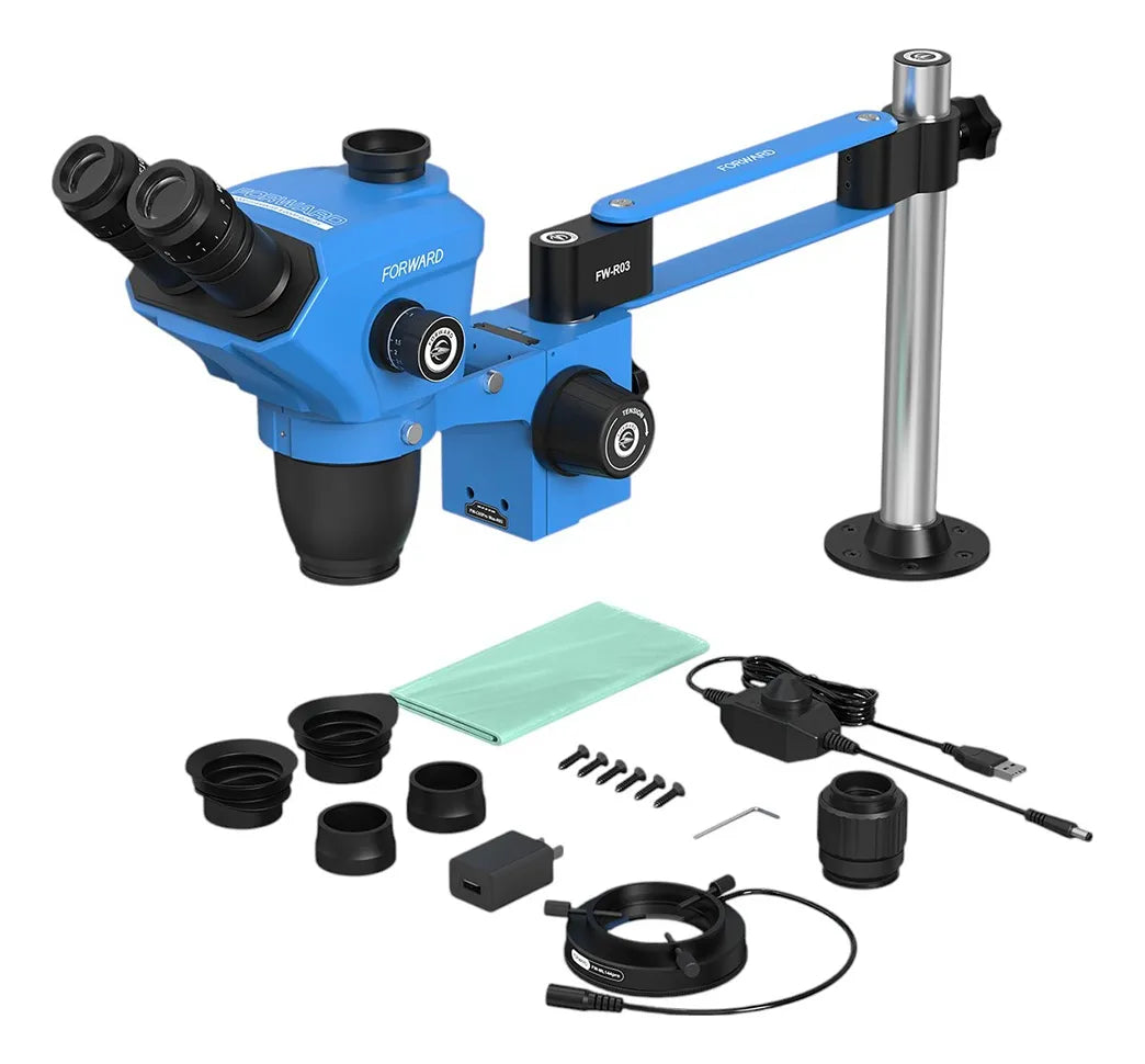 Microscopio Estereoscópico Trinocular Fw-c65pro Max-r03