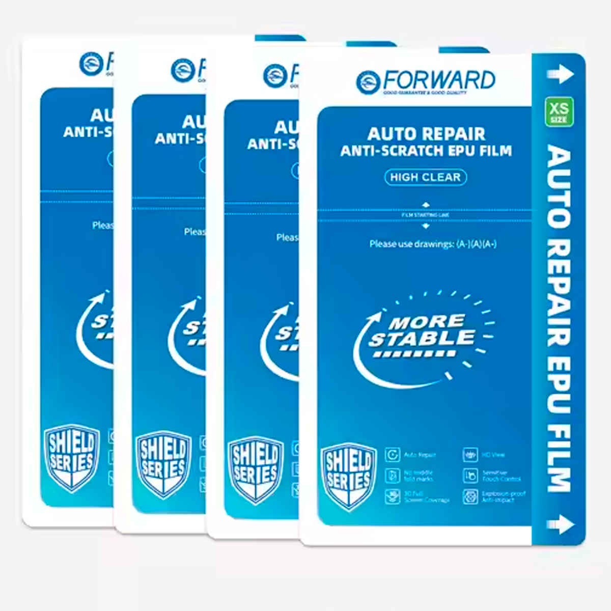 Paquete 20 Micas hidrogel autorreparable transparente