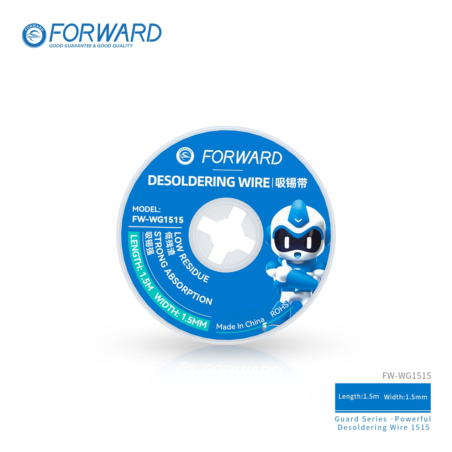 Malla Desoldadora Forward 1.5mm – Guard Series
