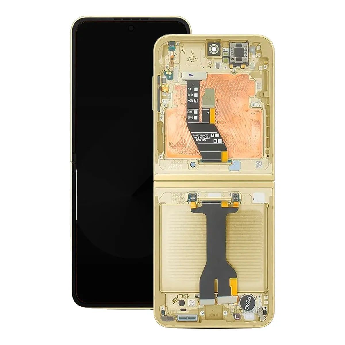 Pantalla Interna con Marco AMOLED compatible con Samsung Galaxy Z Flip 6