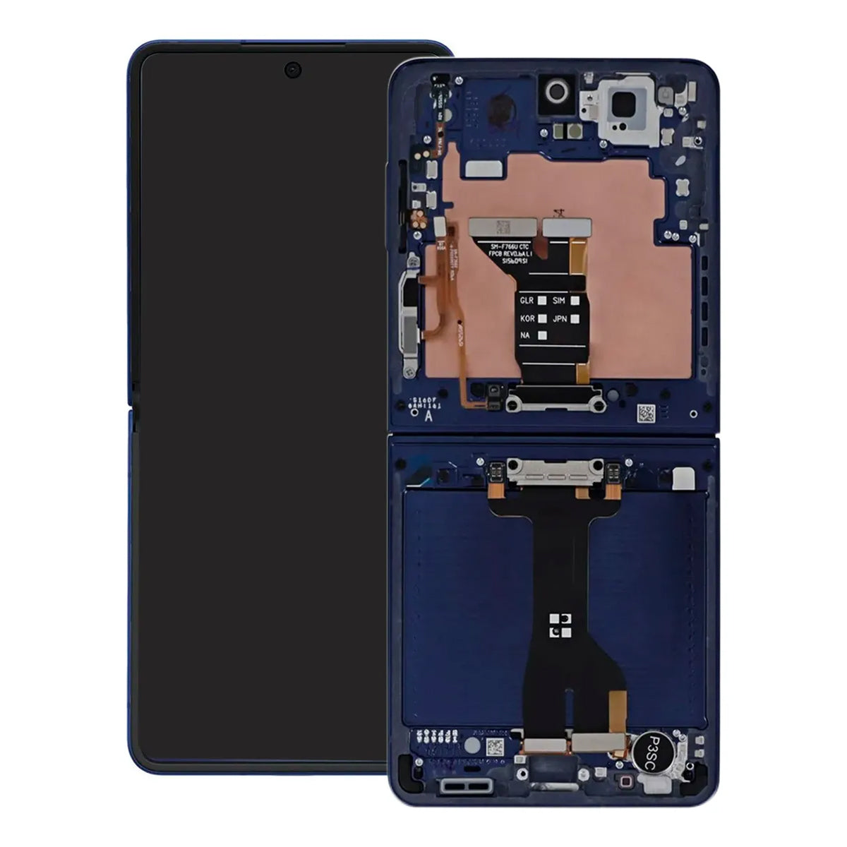 Pantalla AMOLED Interna Samsung Galaxy Z Flip 7 – Módulo Completo con Marco