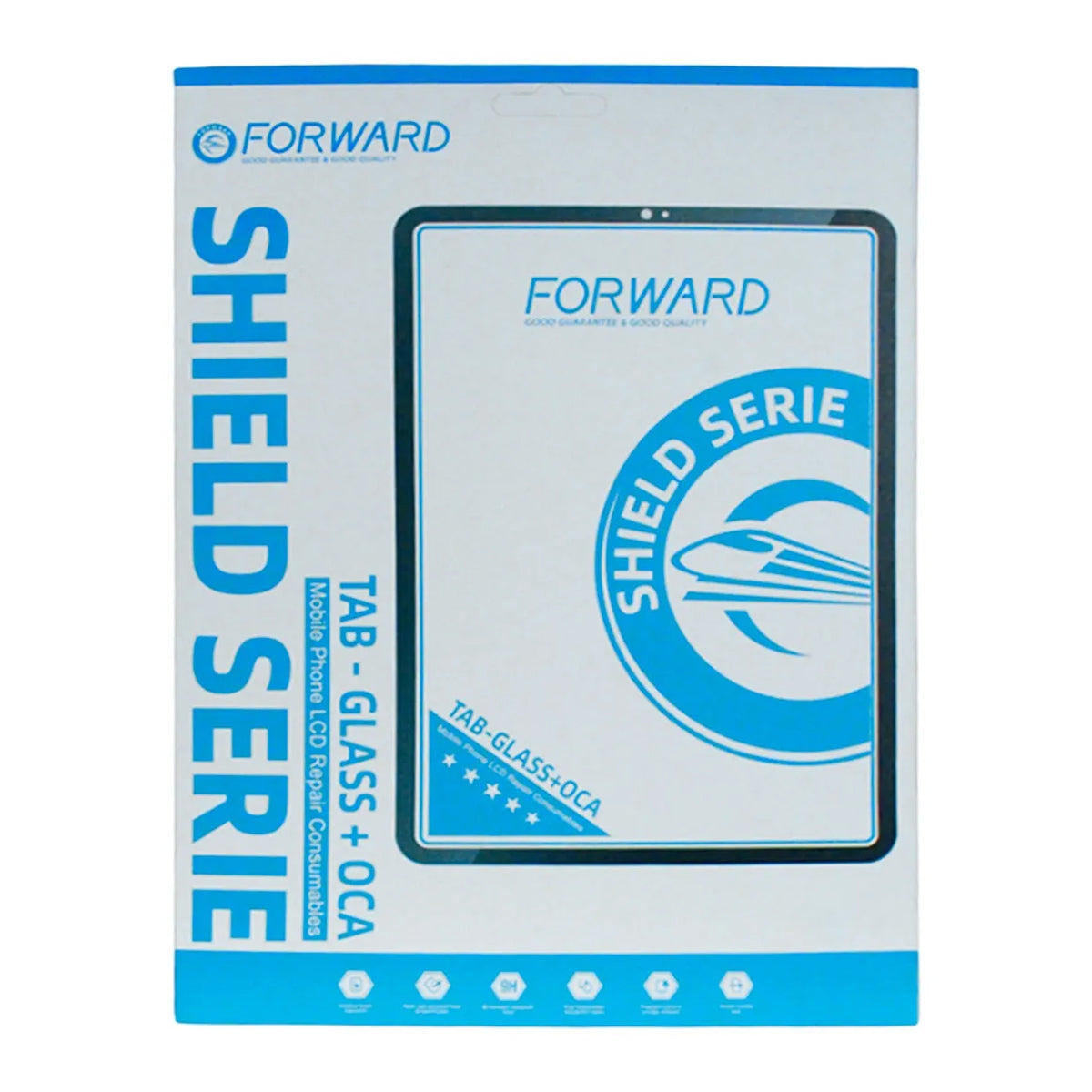 Glass con OCA Forward Shield Series compatible con iPad