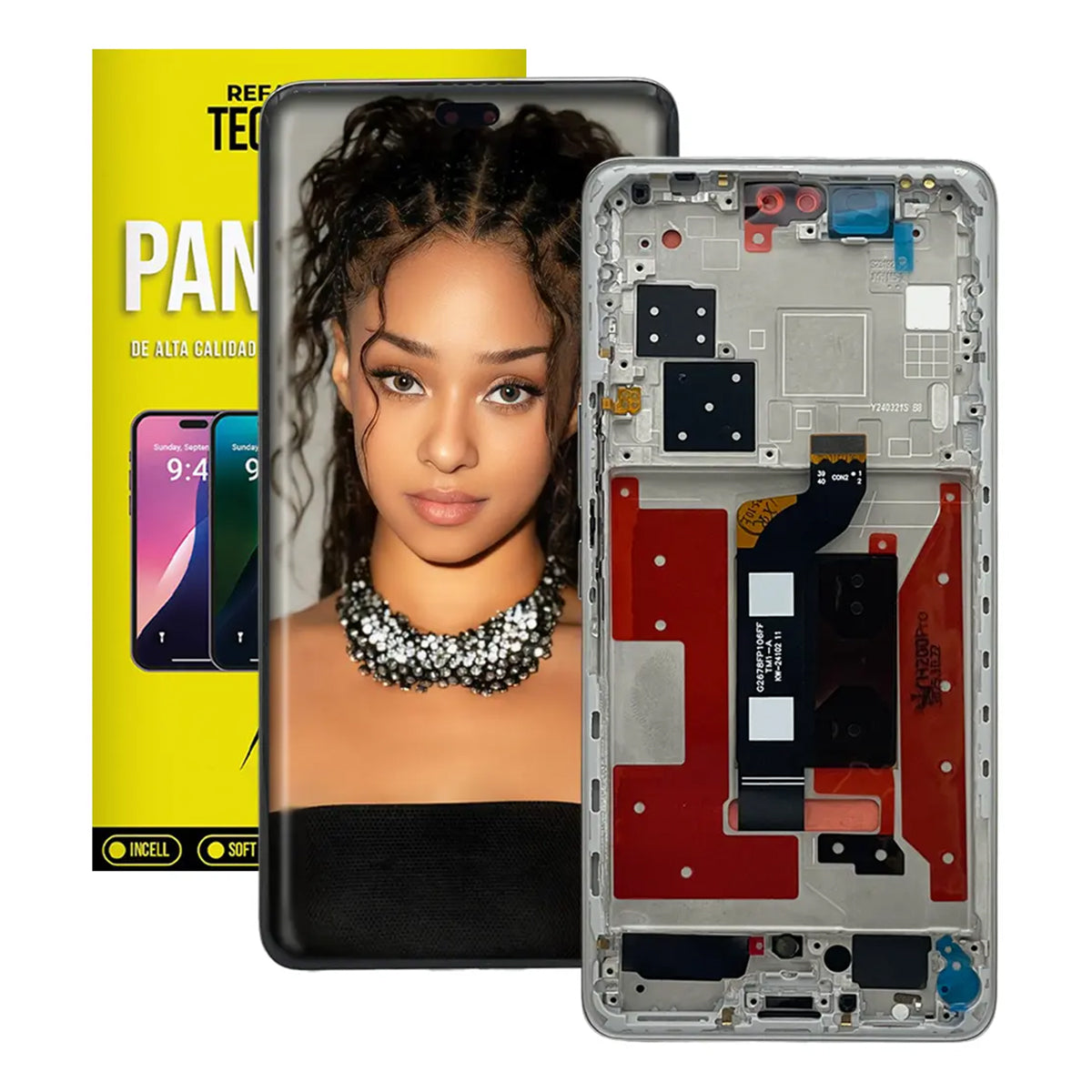Pantalla completa Honor 200 Pro con Marco – AMOLED