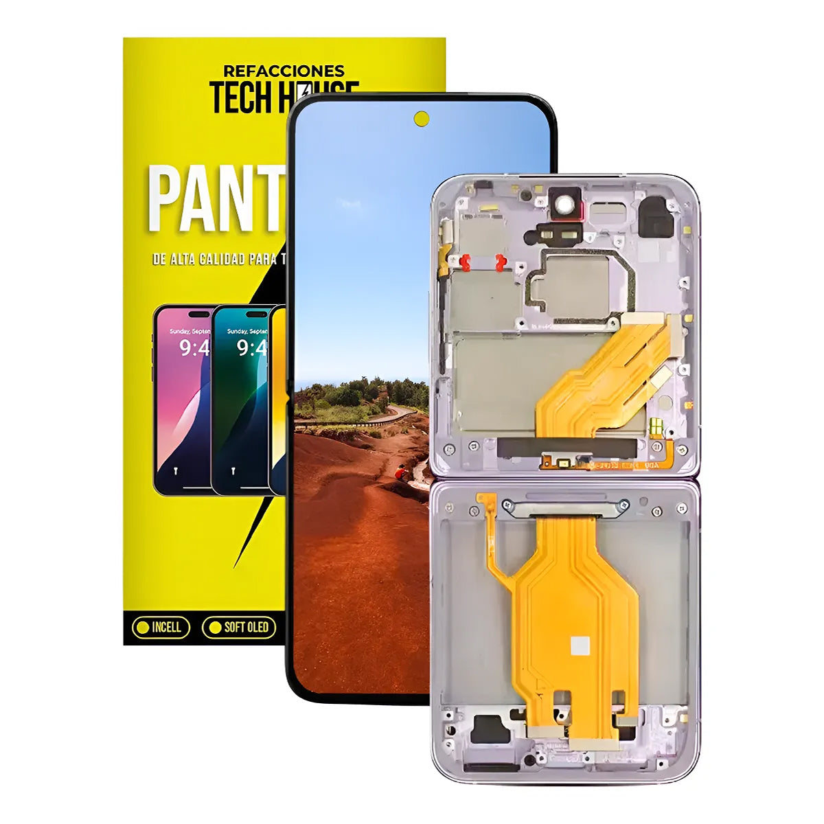Pantalla con Marco compatible con Xiaomi Mix Flip
