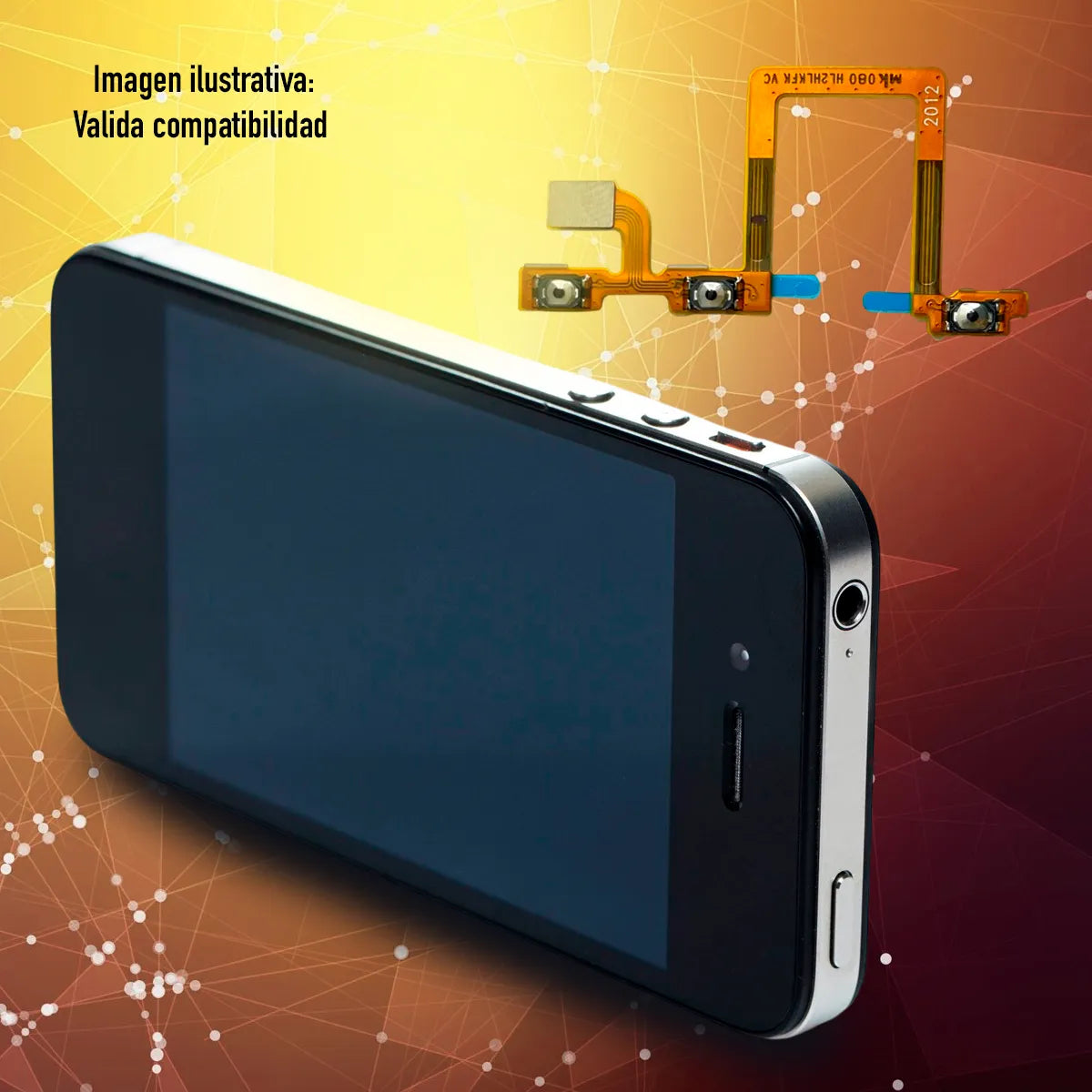 Flex de Volumen y Encendido compatible con iPhone X