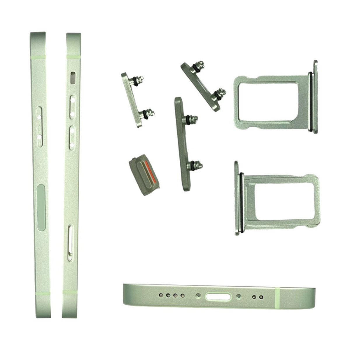 Carcasa completa para iPhone 12 Mini (5.4") – Verde Esmeralda