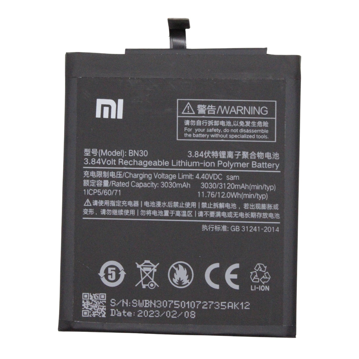 Bateria Para Xiaomi Redmi 4A BN30
