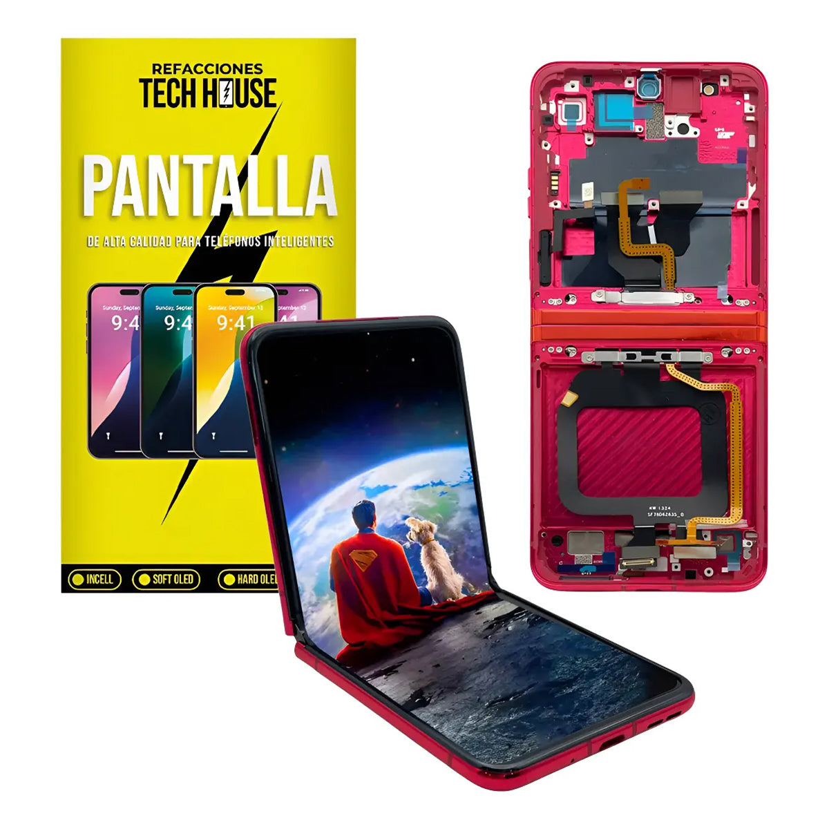 Pantalla Interna compatible con Moto RAZR 40 Ultra/RAZR+