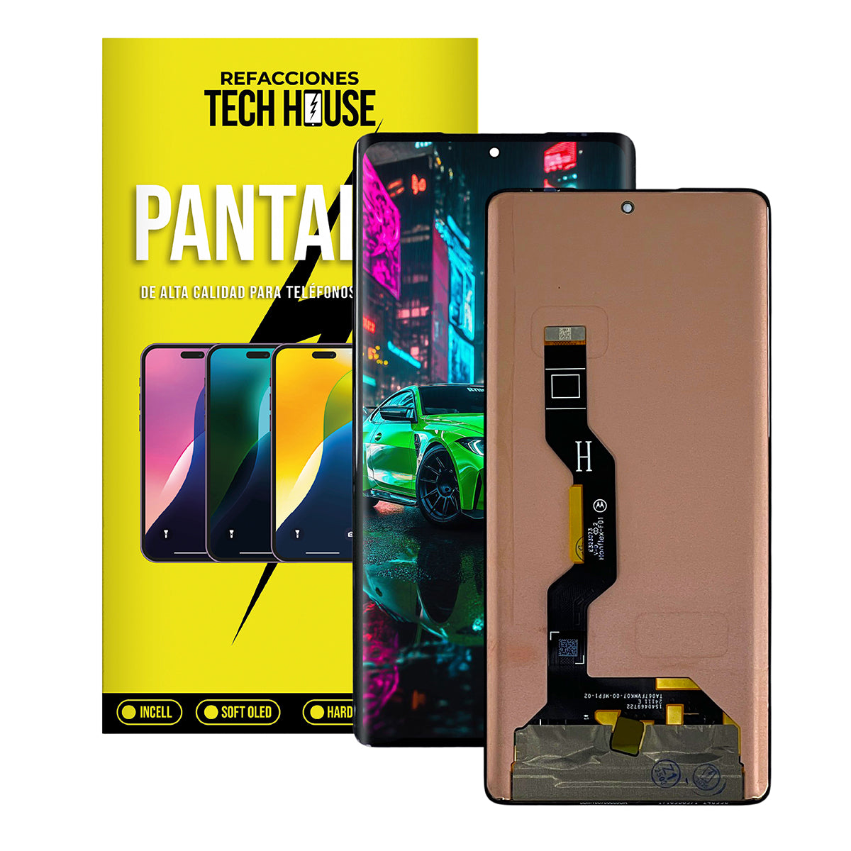 Pantalla compatible con Motorola Moto Edge 50 Fusion