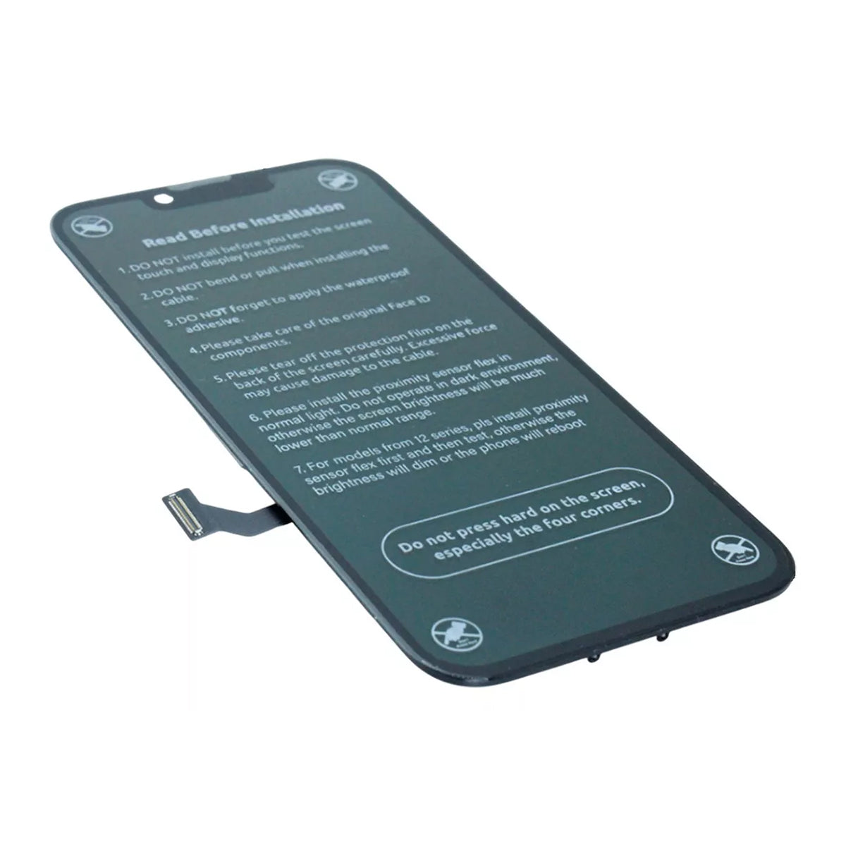 Pantalla compatible con iPhone 14 – Hard OLED (Soporte para Trasplante de IC)