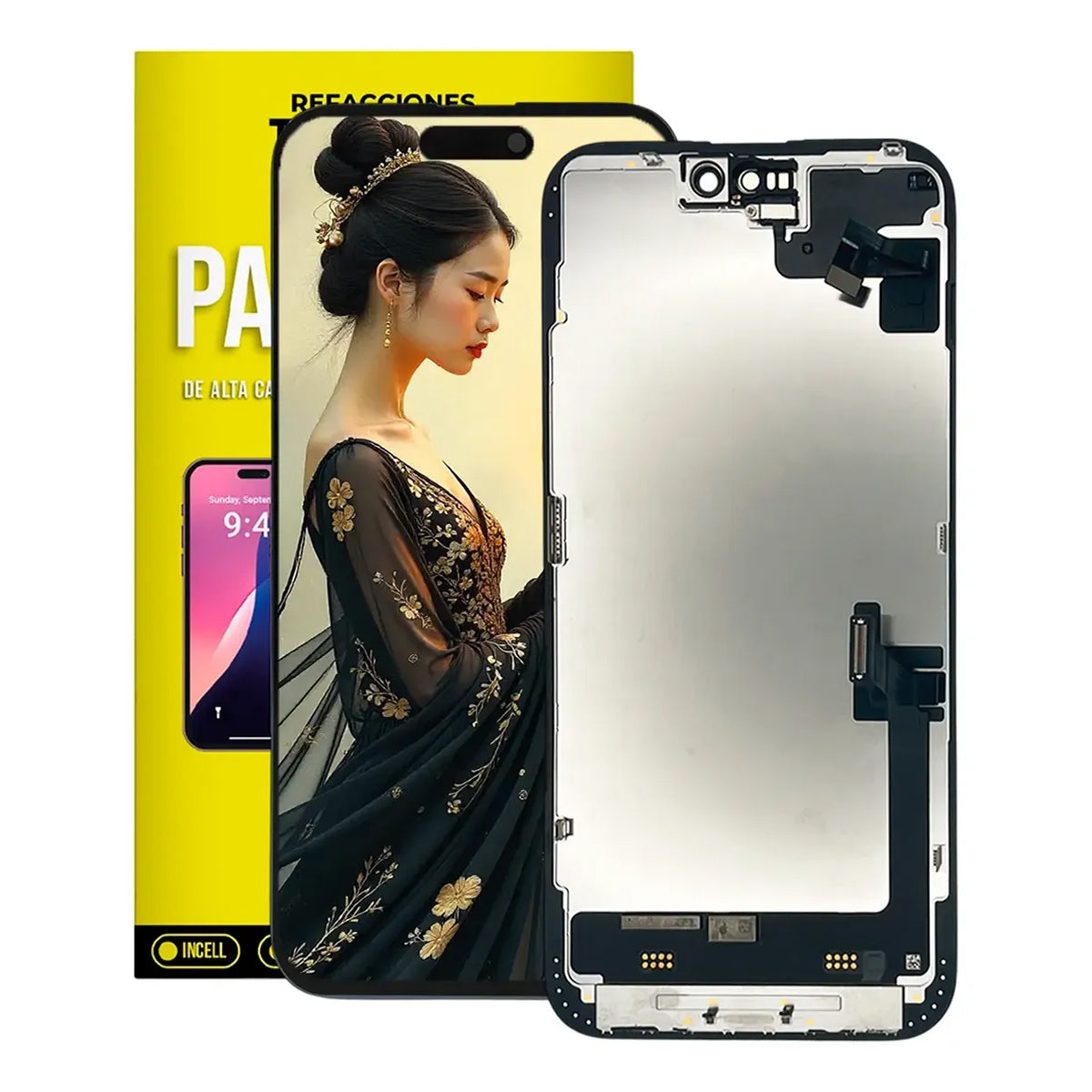 Pantalla compatible con iPhone 15 Plus