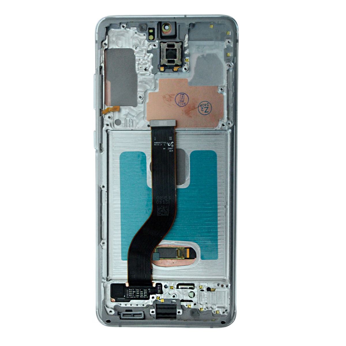 Pantalla con Marco compatible con Samsung S20 Plus G985 Amoled