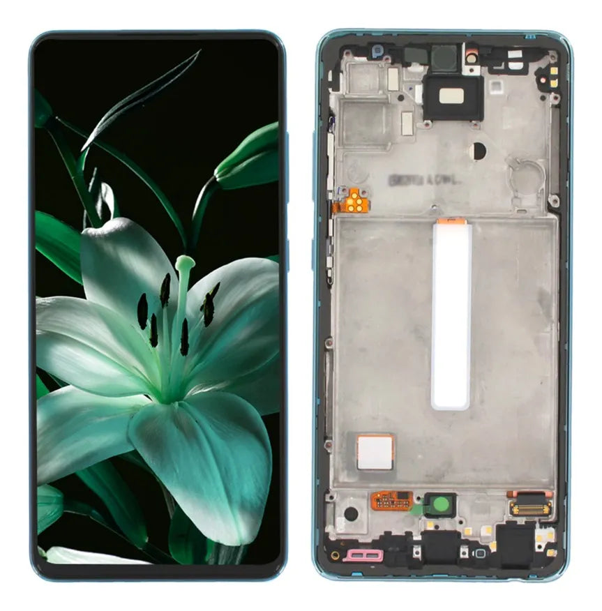 Pantalla con Marco compatible con Samsung A52s 5G