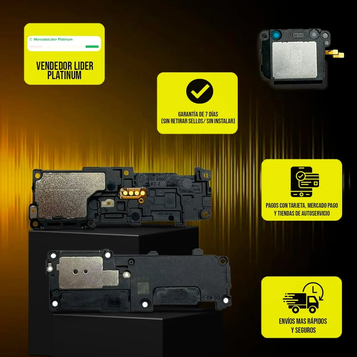 Bocina Altavoz compatible con Moto Edge 40 XT2307-1