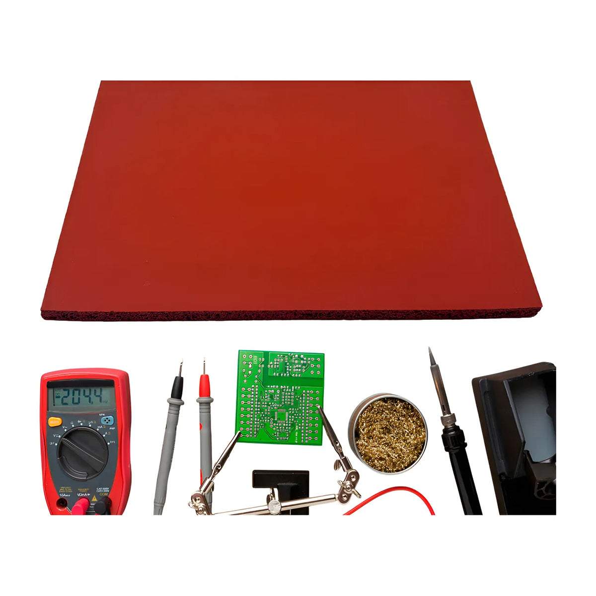 Tapete de Silicón Antiestático Sunshine S-959E: El Orden que tu Laboratorio Merece