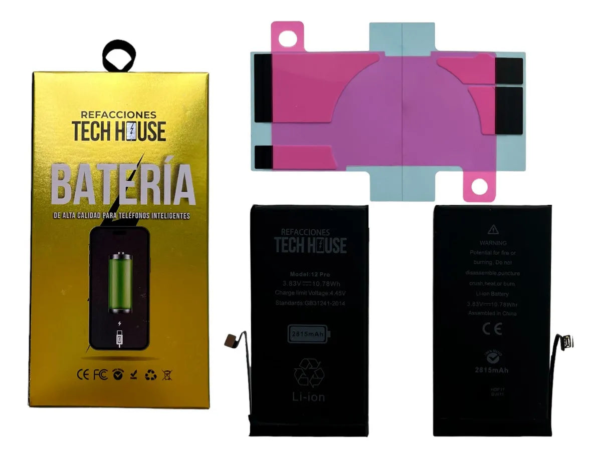 Bateria Para iPhone 12 Pro Capacidad Original Tech House