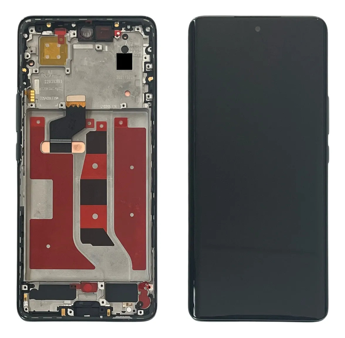 Pantalla con Marco compatible con Huawei Nova 9 NAM-AL00 OLED