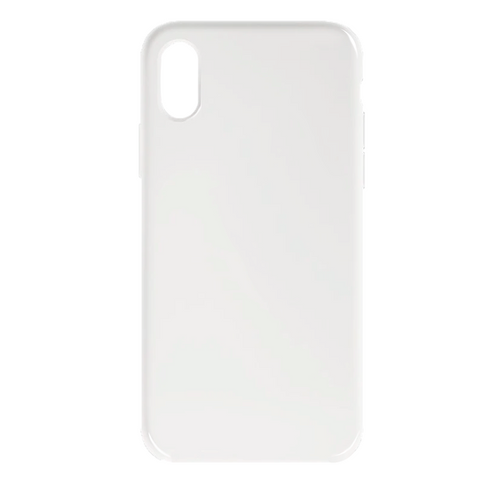 Paquete 5 Fundas suaves para sublimación de una sola capa para iPhone en color blanco