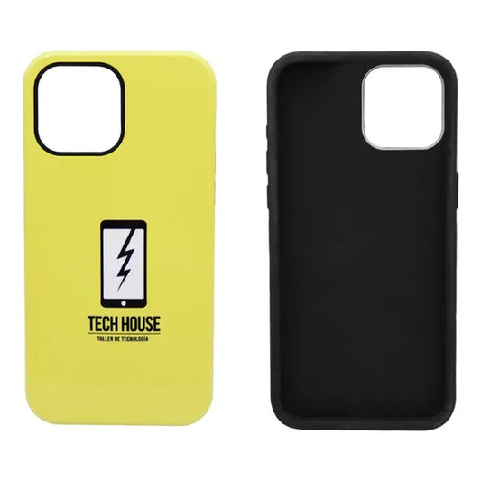 Varias fundas de silicon para celular de diferentes colores de la marca Tech House Título: Accesorios para teléfonos