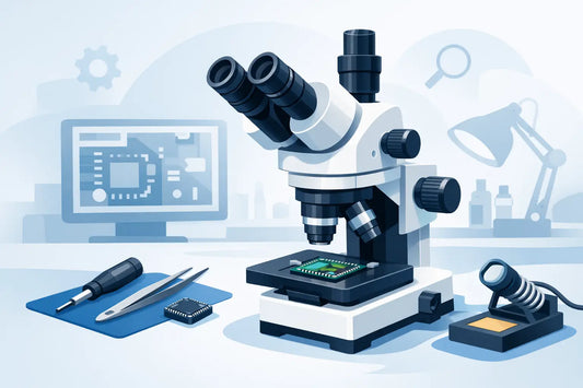 Microscopio trinocular para reparación: cuál elegir